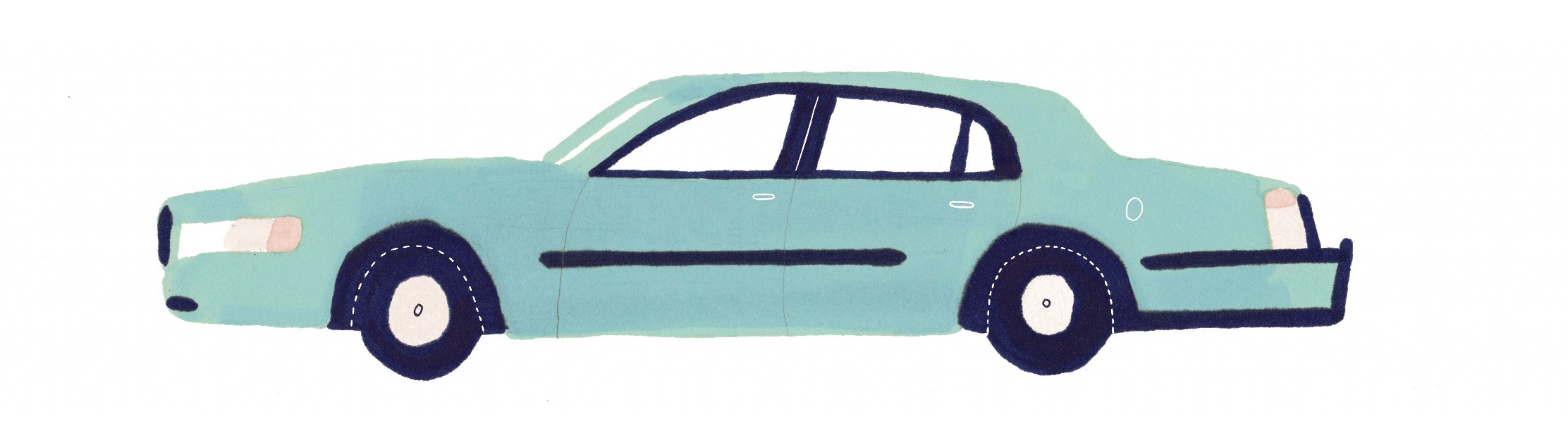 Illustration of Lincoln Town Car