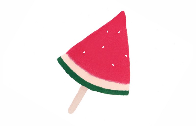 Watermelon popsicle